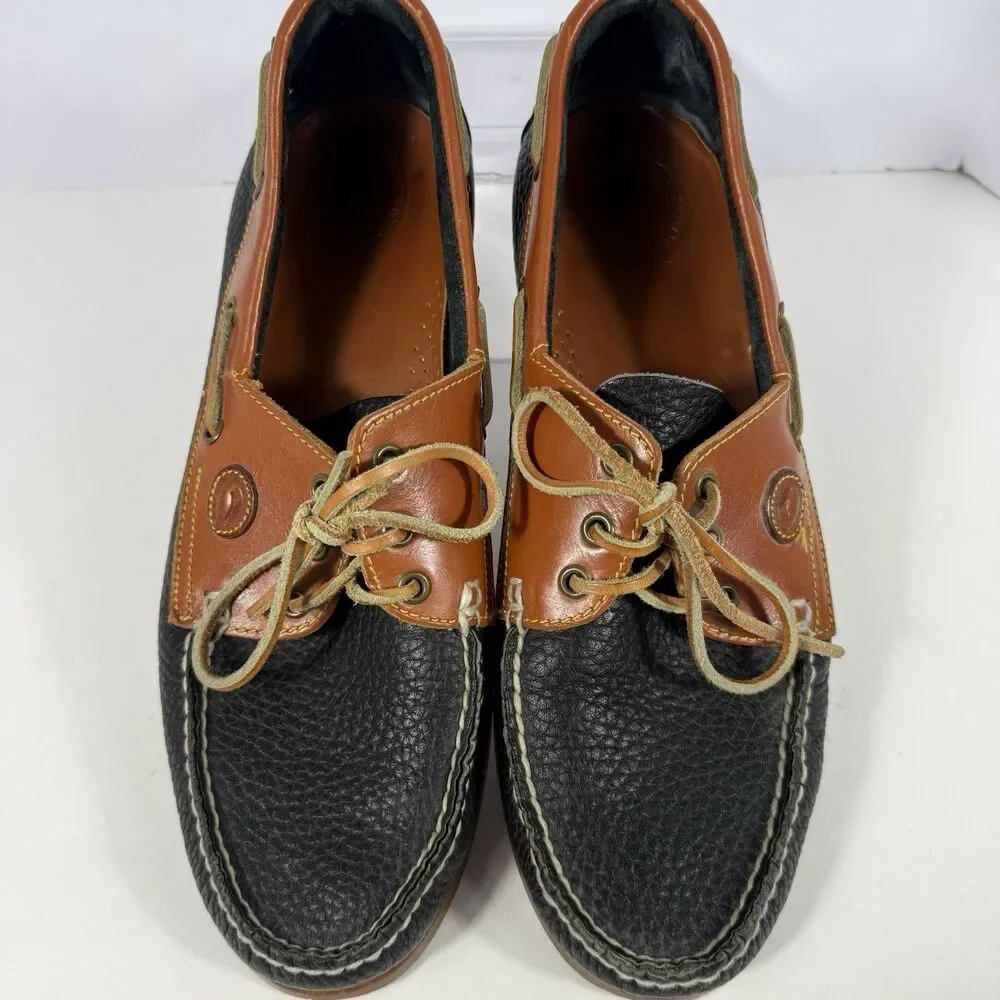 Dooney & Bourke Vintage Regatta Leather Boat Shoes Size 11.5 (?)